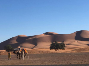 A high-class camp in the desert